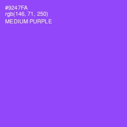 #9247FA - Medium Purple Color Image