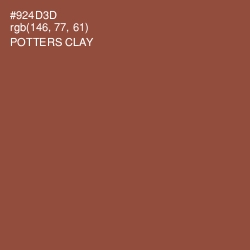 #924D3D - Potters Clay Color Image