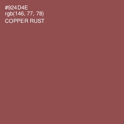 #924D4E - Copper Rust Color Image