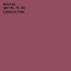 #924E60 - Cannon Pink Color Image