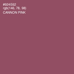 #924E62 - Cannon Pink Color Image