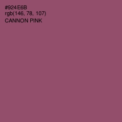 #924E6B - Cannon Pink Color Image