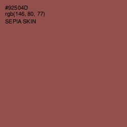 #92504D - Sepia Skin Color Image