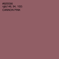 #925E66 - Cannon Pink Color Image