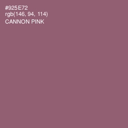 #925E72 - Cannon Pink Color Image