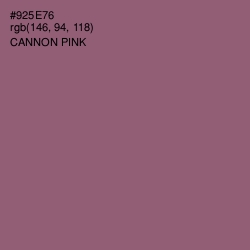 #925E76 - Cannon Pink Color Image