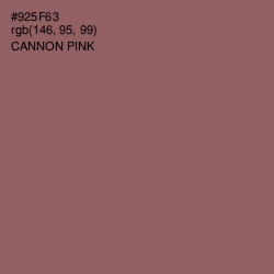 #925F63 - Cannon Pink Color Image