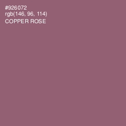 #926072 - Copper Rose Color Image