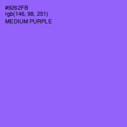 #9262FB - Medium Purple Color Image