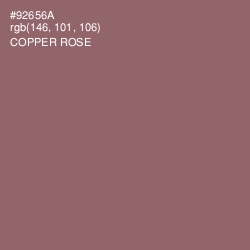 #92656A - Copper Rose Color Image