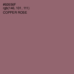 #92656F - Copper Rose Color Image