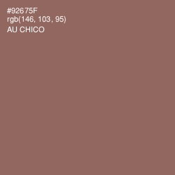 #92675F - Au Chico Color Image