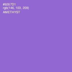 #9267D1 - Amethyst Color Image