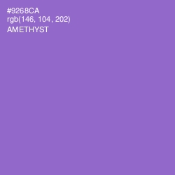 #9268CA - Amethyst Color Image