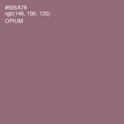 #926A78 - Opium Color Image