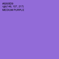 #926BD9 - Medium Purple Color Image