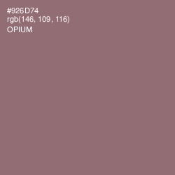 #926D74 - Opium Color Image