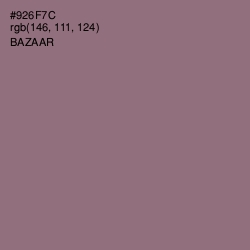 #926F7C - Bazaar Color Image