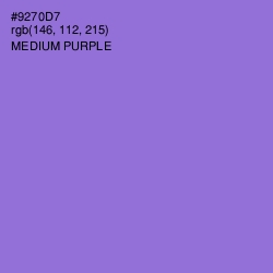 #9270D7 - Medium Purple Color Image