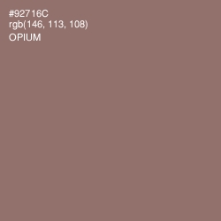 #92716C - Opium Color Image