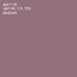 #92717B - Bazaar Color Image