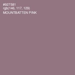 #927581 - Mountbatten Pink Color Image