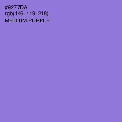 #9277DA - Medium Purple Color Image