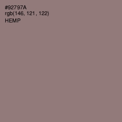 #92797A - Hemp Color Image