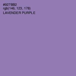#927BB2 - Lavender Purple Color Image