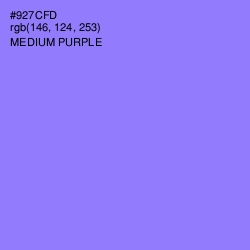 #927CFD - Medium Purple Color Image