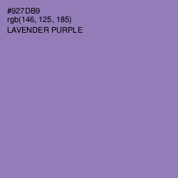 #927DB9 - Lavender Purple Color Image
