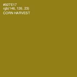 #927E17 - Corn Harvest Color Image