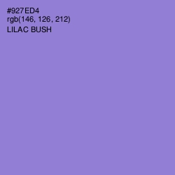 #927ED4 - Lilac Bush Color Image