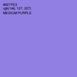 #927FE3 - Medium Purple Color Image