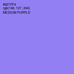 #927FF4 - Medium Purple Color Image