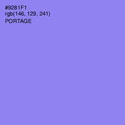 #9281F1 - Portage Color Image