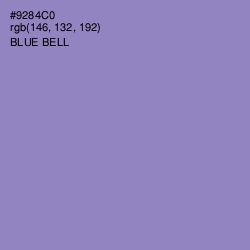 #9284C0 - Blue Bell Color Image