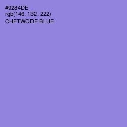 #9284DE - Chetwode Blue Color Image