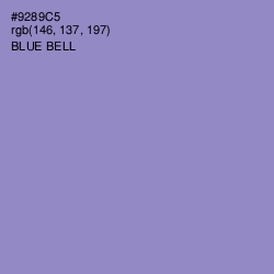 #9289C5 - Blue Bell Color Image