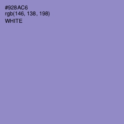 #928AC6 - Blue Bell Color Image