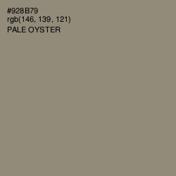 #928B79 - Pale Oyster Color Image