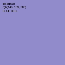 #928BCB - Blue Bell Color Image