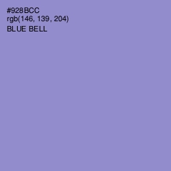 #928BCC - Blue Bell Color Image