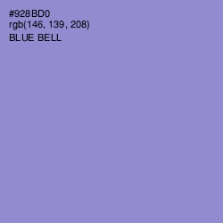 #928BD0 - Blue Bell Color Image