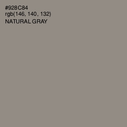 #928C84 - Natural Gray Color Image