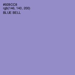 #928CC8 - Blue Bell Color Image