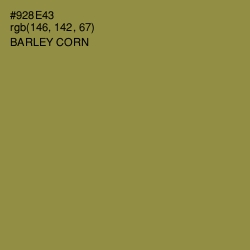 #928E43 - Barley Corn Color Image