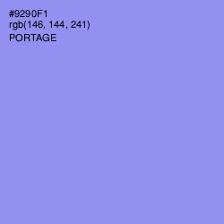 #9290F1 - Portage Color Image