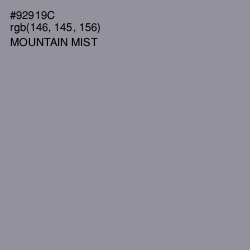 #92919C - Mountain Mist Color Image