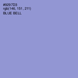 #9297D3 - Blue Bell Color Image